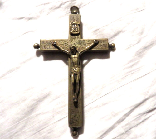 Reliquary crucifix huge - reliquary,