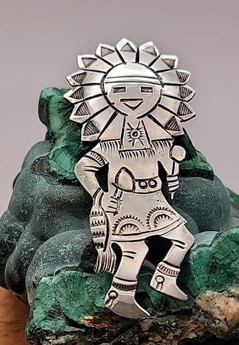 Navajo hopi pin sterling - ,