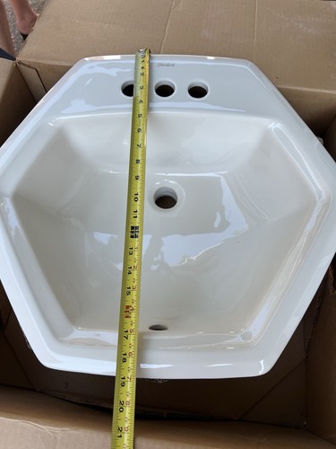Sink hexagon new old stock - sink,