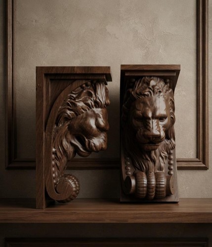 Pair antique style hand - antique,