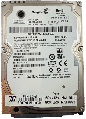 Seagate momentus 7200 - momentus, 7200.2