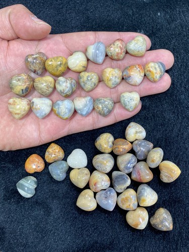 10pc natural crazy agate - crazy, mini