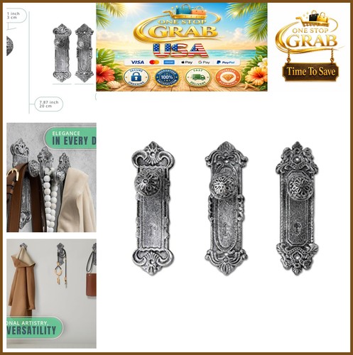 Cast iron door knob wall - cast,