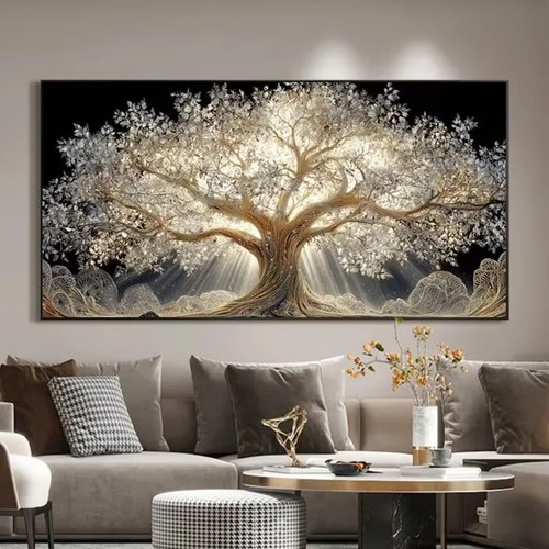 Abstract tree life canvas - tree,