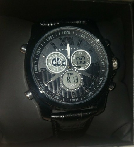 New sean john men black - new,