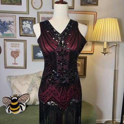 Amjm beaded sequined cocktail - amjm,