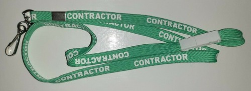 Contractor lanyard - contractor,