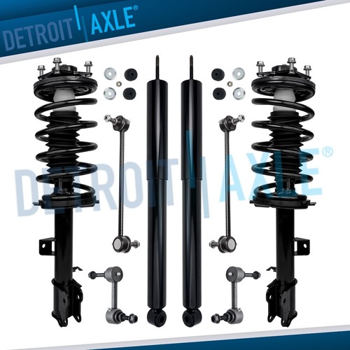 Front struts rear shocks - front, +