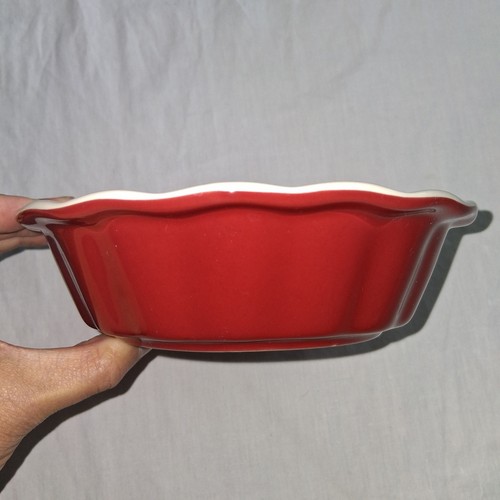 Good cook red ceramic pie - red,