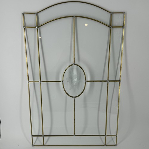 Beautiful large arched - arched, leaded