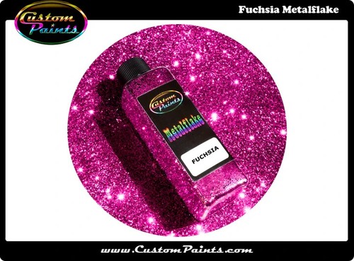 Fuchsia metal flake 2oz small - fuchsia,