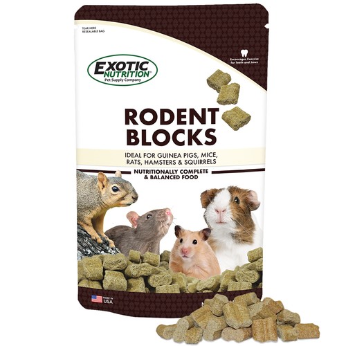 Rodent blocks food - (3,