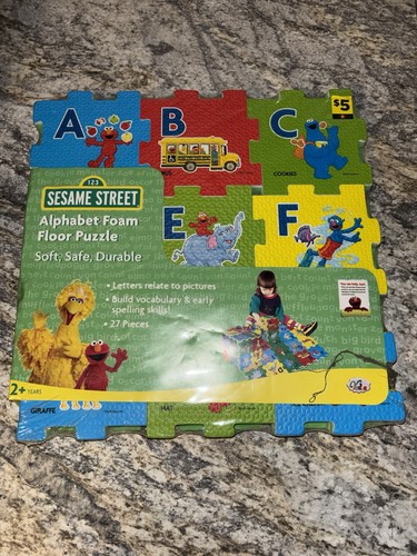 Sesame street alphabet foam - street,