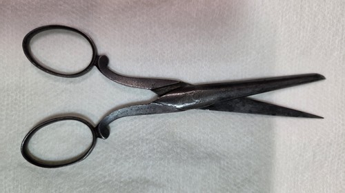 Antique embroidery scissors - antique,