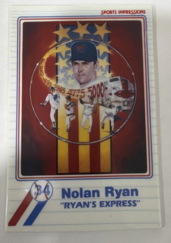 Sports impressions nolan ryan - sports,
