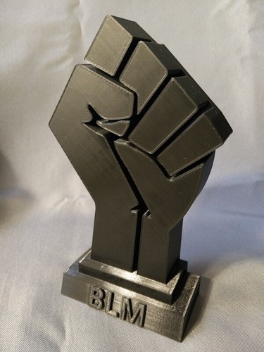 Custom raised fist - raised,