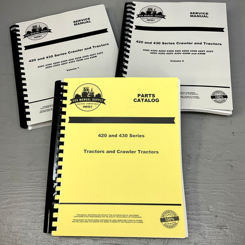 Service manual parts set - manual,