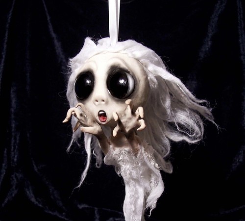 Gothic art doll sculpted - gothic,
