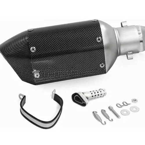 Motorcycle hexagonal exhaust