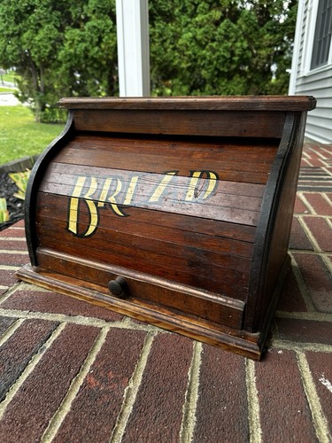 Vintage wood roll top - vintage, bread
