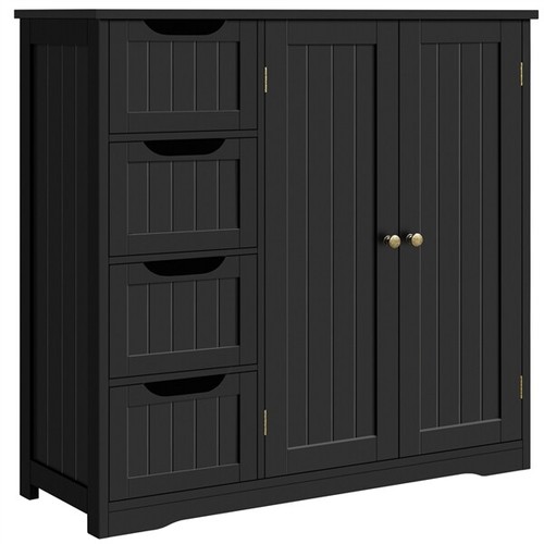Wooden bathroom floor cabinet - wooden,