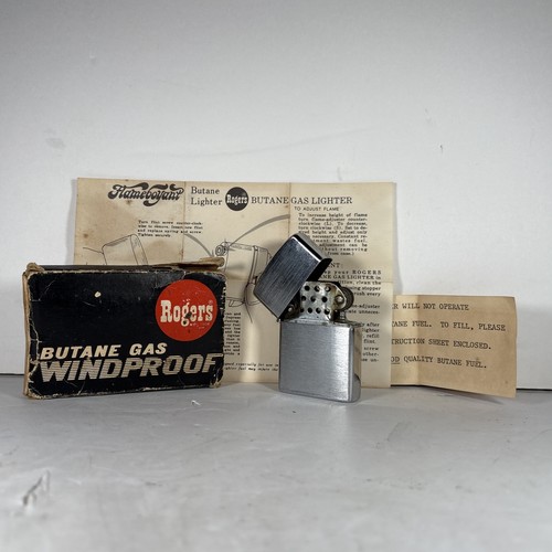 Vintage rogers butane - rogers, gas