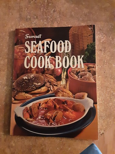 Vintage sunset seafood cook - seafood,