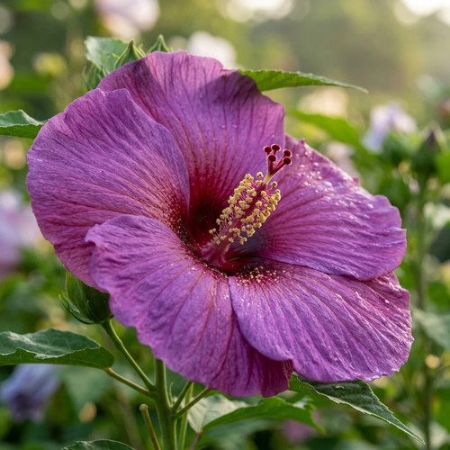 100 purple giant hibiscus - 100,