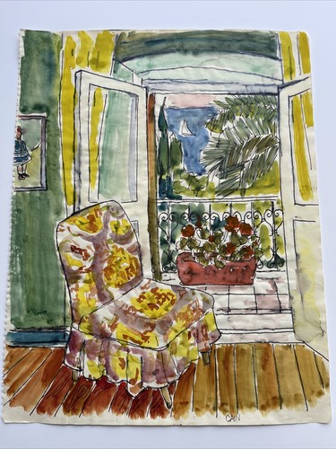 Mid century painting - mid,