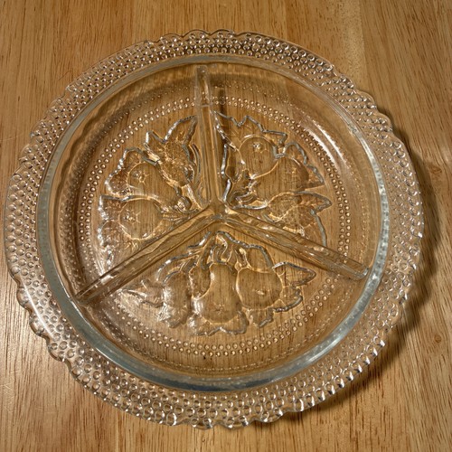 Vintage imperial glass divided - glass,