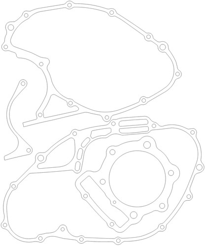 Honda xr500 gasket set - honda,