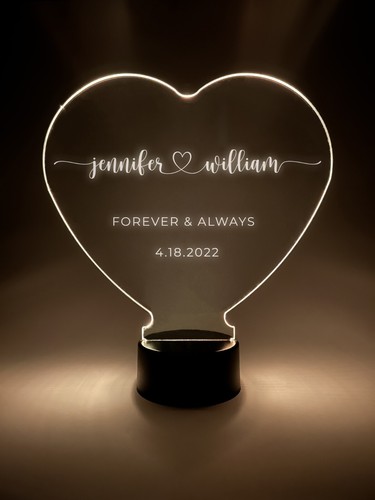 Personalized couple love heart - love,