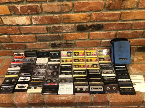 Vintage blank cassette tape - blank,