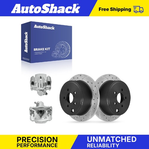 Rear drilled slotted brake - slotted,