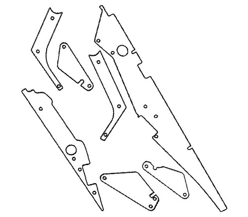 Plastics protectors for - protectors, stern