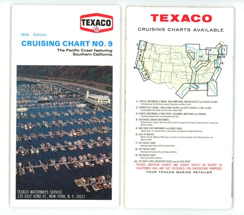 1974 texaco cruising - cruising, chart