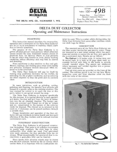 Delta rockwell dust collector - ,