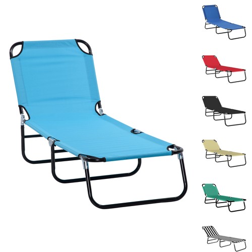 Outsunny reclining lawn - lawn, chaise