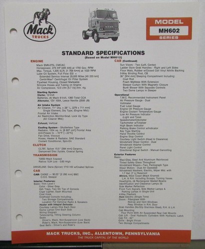 1988 mack trucks - 1988, model