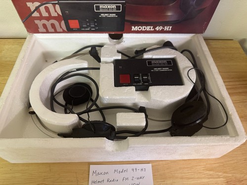 Maxon model helmet radio - maxon,