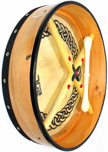 Natural bodhran with - 14",