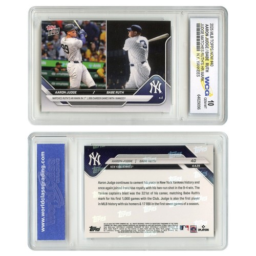2025 topps now aaron judge - now,