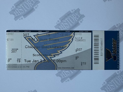 2007 chicago blackhawks - blackhawks, st