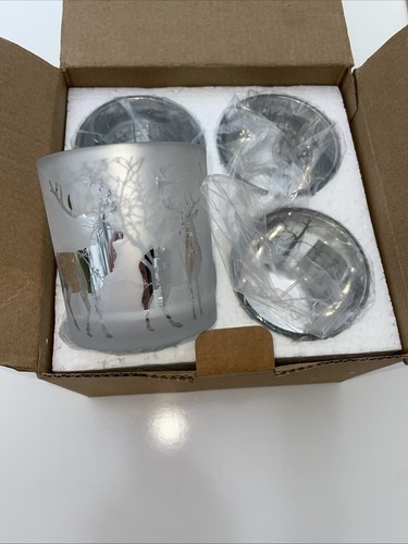 Set silver reindeer - set,