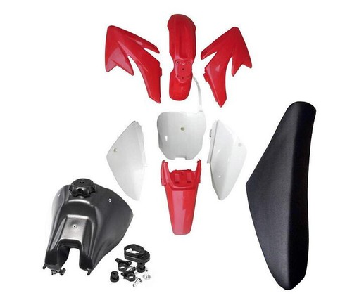 Red plastics fairing kit - fairing, +