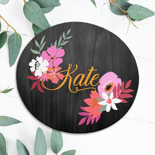 Custom name dark - dark, wood