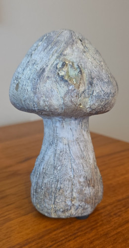 Decrative concrete mushroom - concrete,