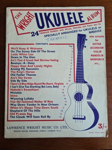 The wright ukulele album - ukulele, 1949