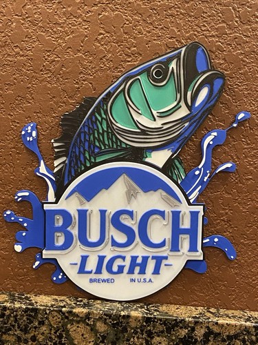 Busch light fish beer - busch, sign