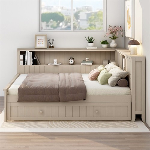 Full size wood daybed - size,